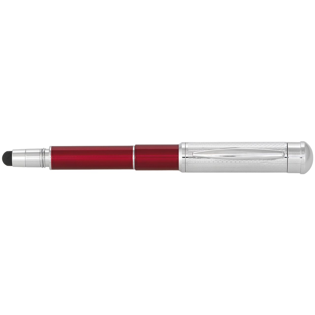 PENNA TRIS CON USB 16GB E SOFT TOUCH CORPO ROSSO
